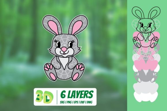 3D Bunny SVG: A Versatile Design Element for Creators and Businesses