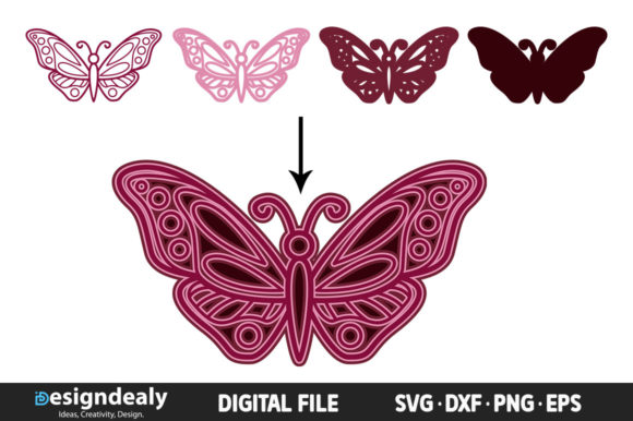 3D Butterfly Mandala SVG: A Creative Tool for Designers and Hobbyists