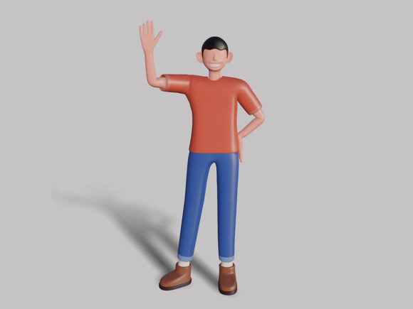 3D Male Character Waving Premium PSD: What You Need to Know Before You Use It