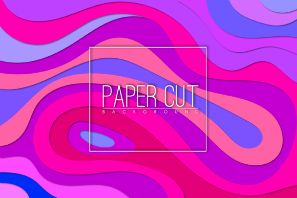 3d Relief Pink and Blue Vector Paper Cut: A Creative Design Resource Worth Knowing