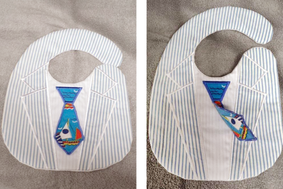 Baby Bib Suit and 3D Tie: A Practical Tool for Everyday Feeding and Style
