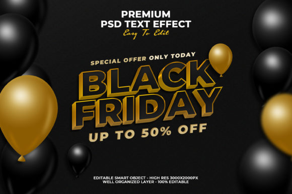 Black Friday 3D Text Style Effect: How to Use It for Promotions, Content, and Design