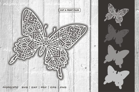 Butterflies Mandala SVG 3D Layered 1: A Practical Look at This Design Resource