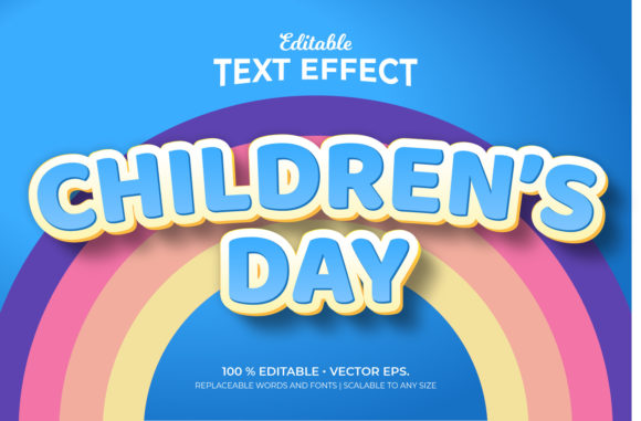 Children's Day 3D Editable Text Effects: What to Know Before You Download and Use Them