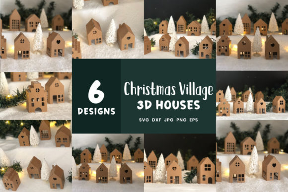 Craft Your Own Christmas 3D Village Bundle
