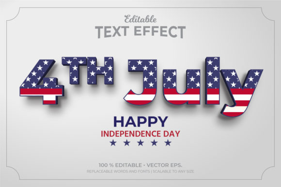 Create Stunning 4th of July 3D Editable Text Effects That Pop