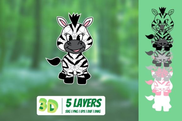 Exploring the Depth of 3D Zebra SVG in Modern Design