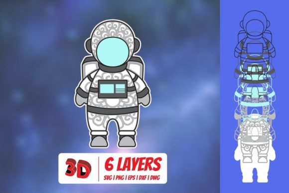 How 3D Cosmonaut SVG Elevates Design Projects Across Industries