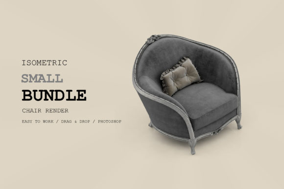 Isometric Chair 3D Render Pack 167 Review