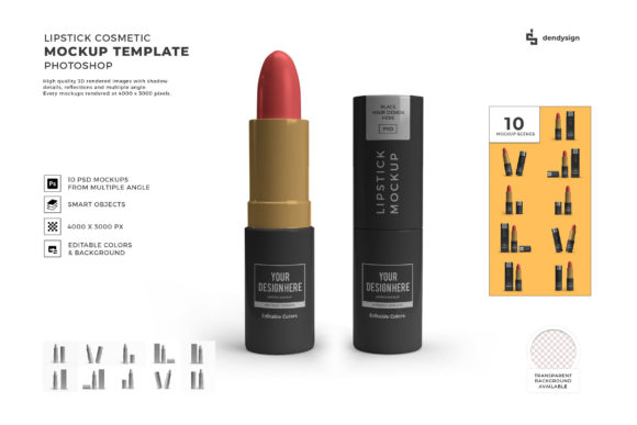 Lipstick Cosmetic 3D Mockup Bundle: Real-World Uses for Beauty Brands and Creatives