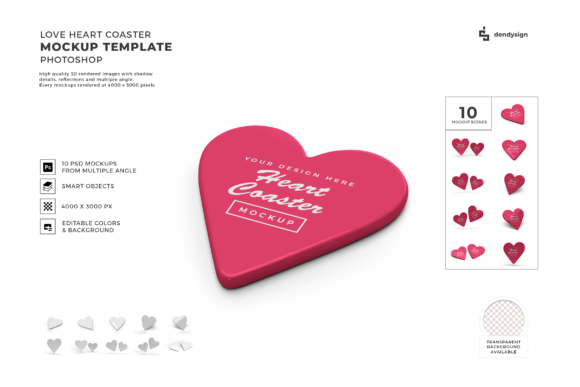 Love Heart Coaster 3D Mockup Bundle: A Practical Evaluation for Designers and Sellers