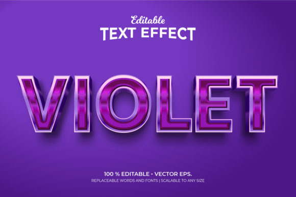 Mastering Violet 3D Style Editable Text Effects for Strategic Design Impact