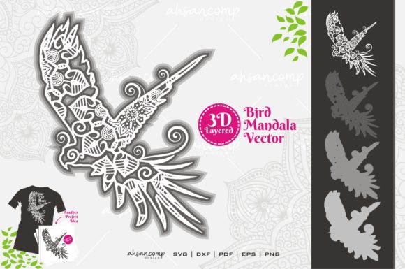 Parrot Mandala Vector 3D Layered 3: An In-Depth Exploration