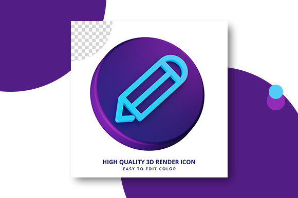 Premium 3D Eyedropper Icons in Design & Rendering
