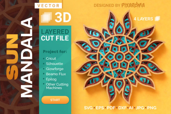 Sun Mandala 3D Layered SVG Cut File: What to Know Before You Choose