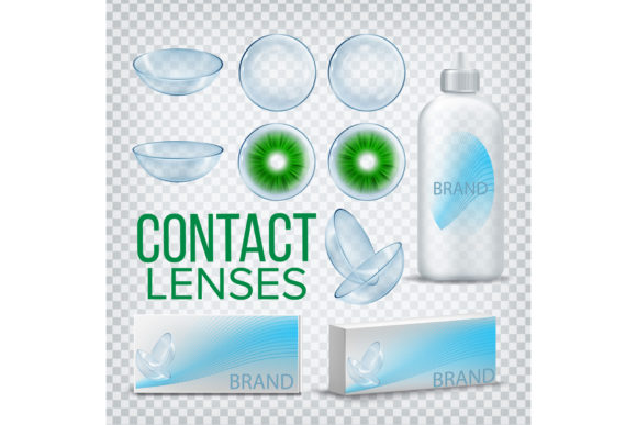 The Role of Contact Lenses Branding Design Mockup in Modern Product Presentation