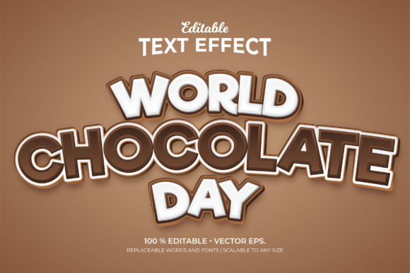 Unlock Mouth-Watering Graphics with World Chocolate Day 3d Text Effects