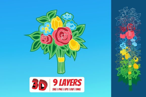 Unlocking Creative Possibilities with the 3D Bouquet 1 SVG