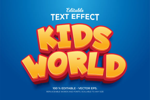 Why Kids World 3d Style Editable Text Effect Matters for Modern Visual Communication